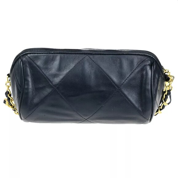 CHANEL CC Matelasse Tassel Chain Mini Shoulder Bag Leather BE GHW VTG 653RK830 - Picture 11 of 16